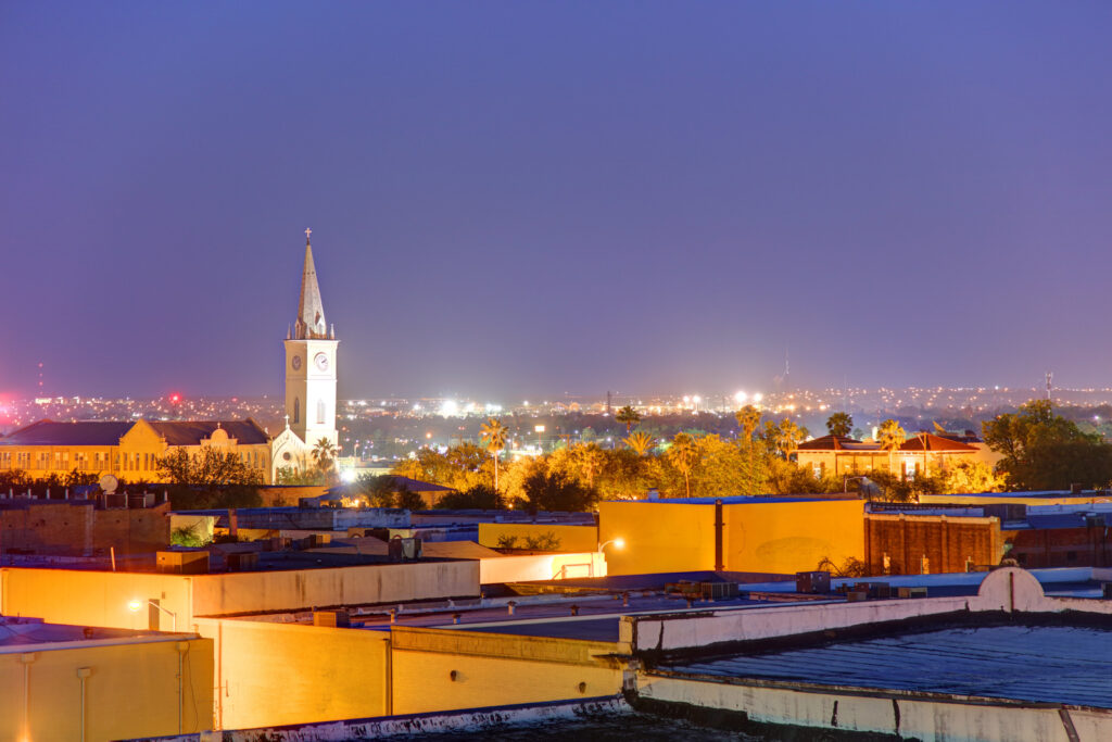 Laredo is the county seat of Webb County, Texas, United States, on the north bank of the Rio Grande in South Texas, across from Nuevo Laredo, Tamaulipas, Mexico.